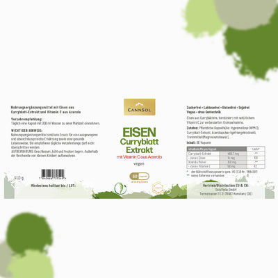 Eisen aus Curryblatt + Vit. C