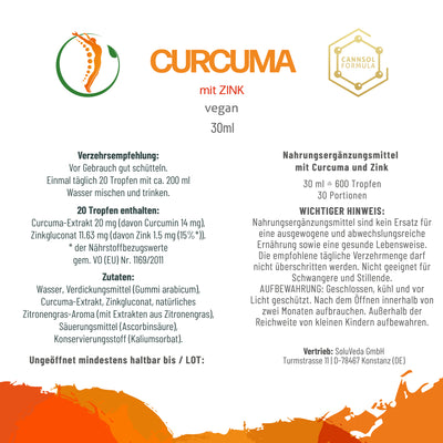 Curcuma mit Zink