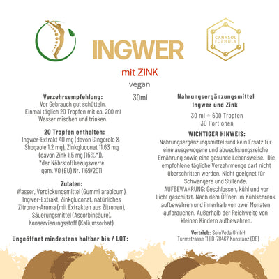 Ingwer mit Zink